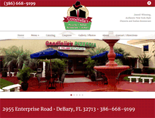 Tablet Screenshot of goodfellasitalianrestaurant.com